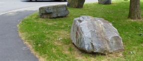 Boulders parking deterrent