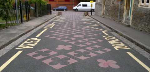 DIY Streets road art
