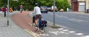 Segregated cycle lane