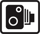 Parking enforcement camera sign
