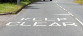 Keep Clear markings