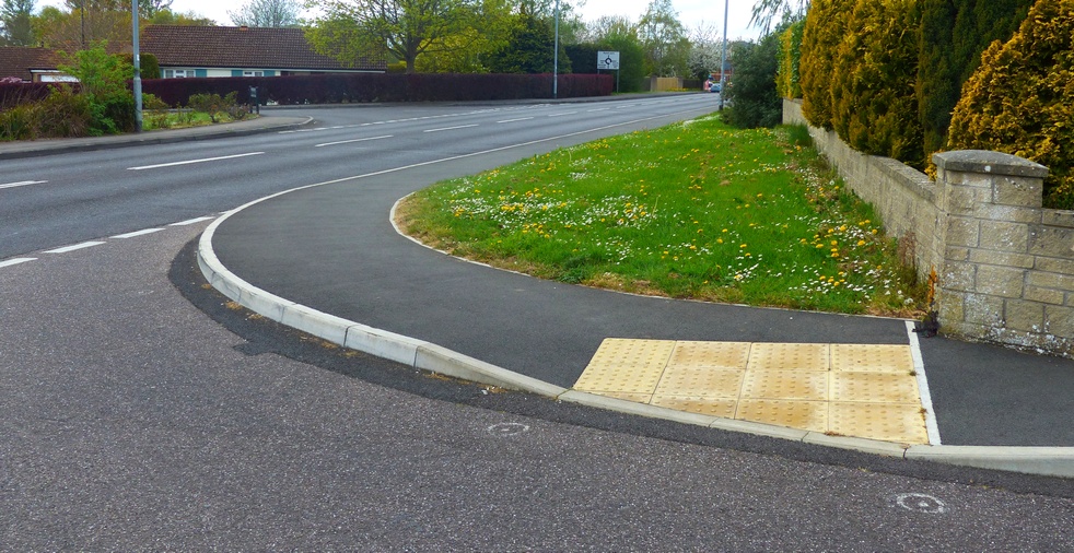 Example of a new footway